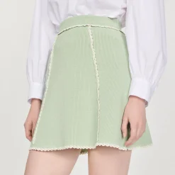 Hot A-Line Knit Skirt Women Matching Sets