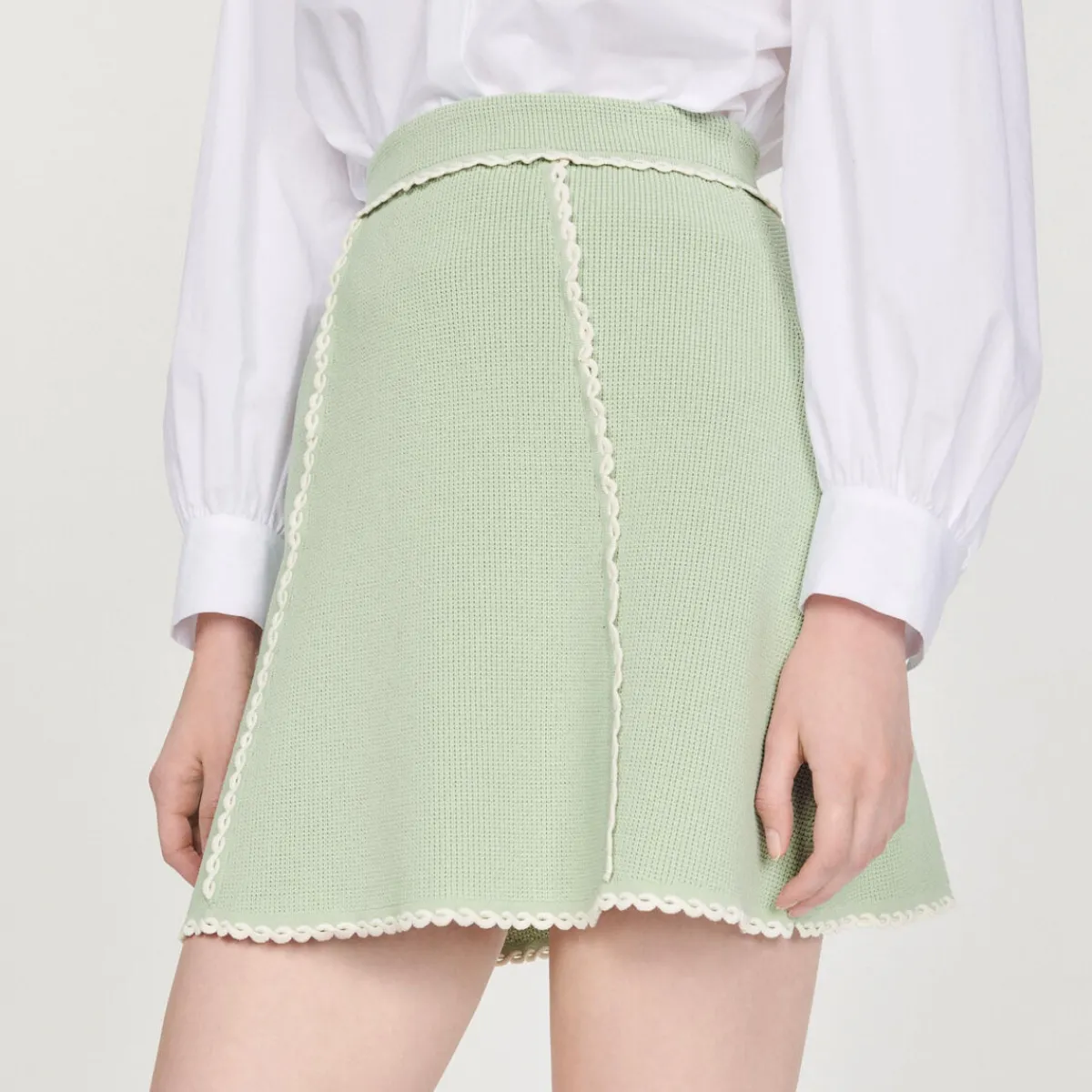 Hot A-Line Knit Skirt Women Matching Sets