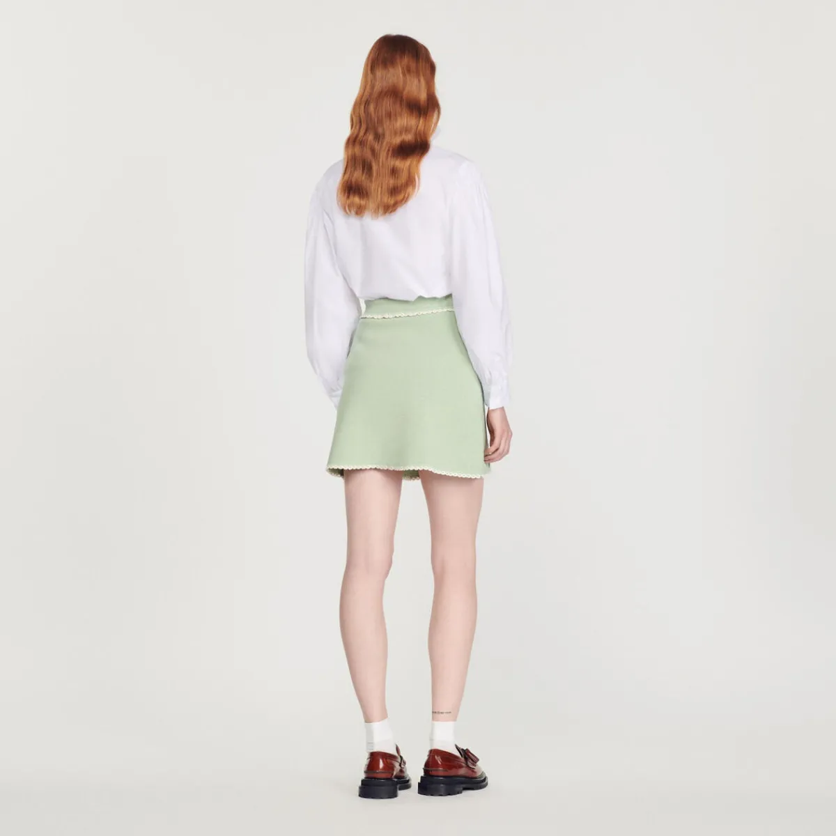 Hot A-Line Knit Skirt Women Matching Sets