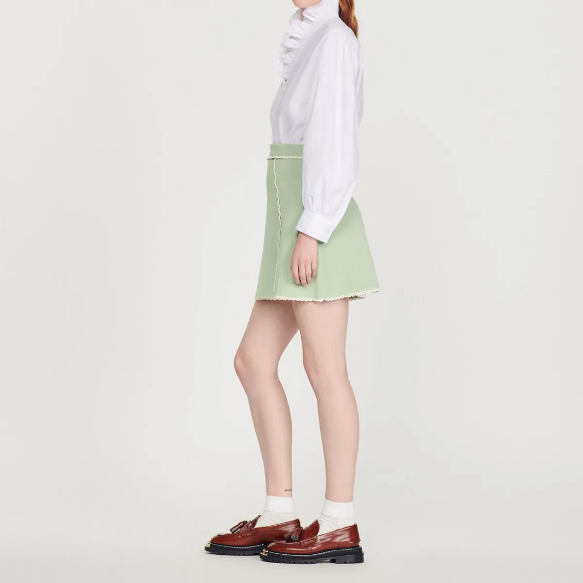 Hot A-Line Knit Skirt Women Matching Sets