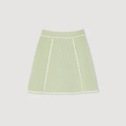 Hot A-Line Knit Skirt Women Matching Sets