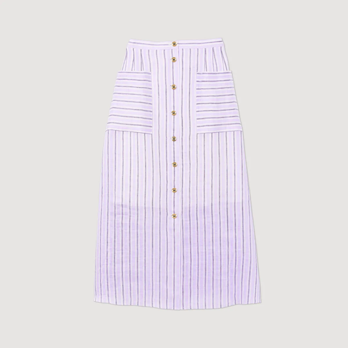 Best A-Line Striped Skirt Women Matching Sets