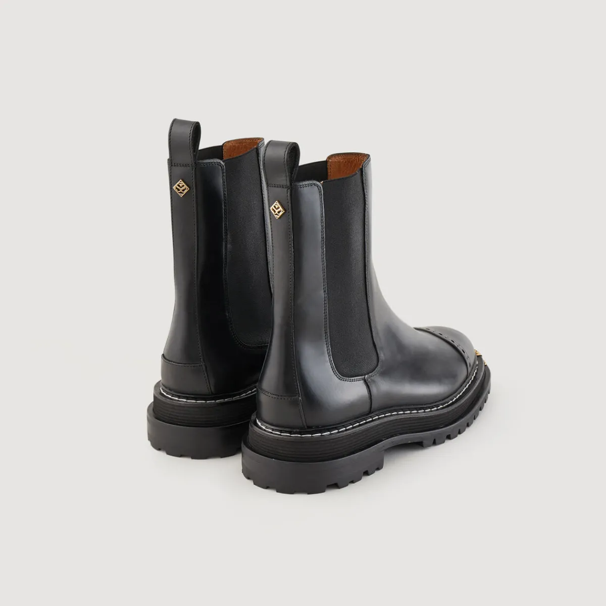 Outlet Ankle Boots With Notched Sole Women Boots