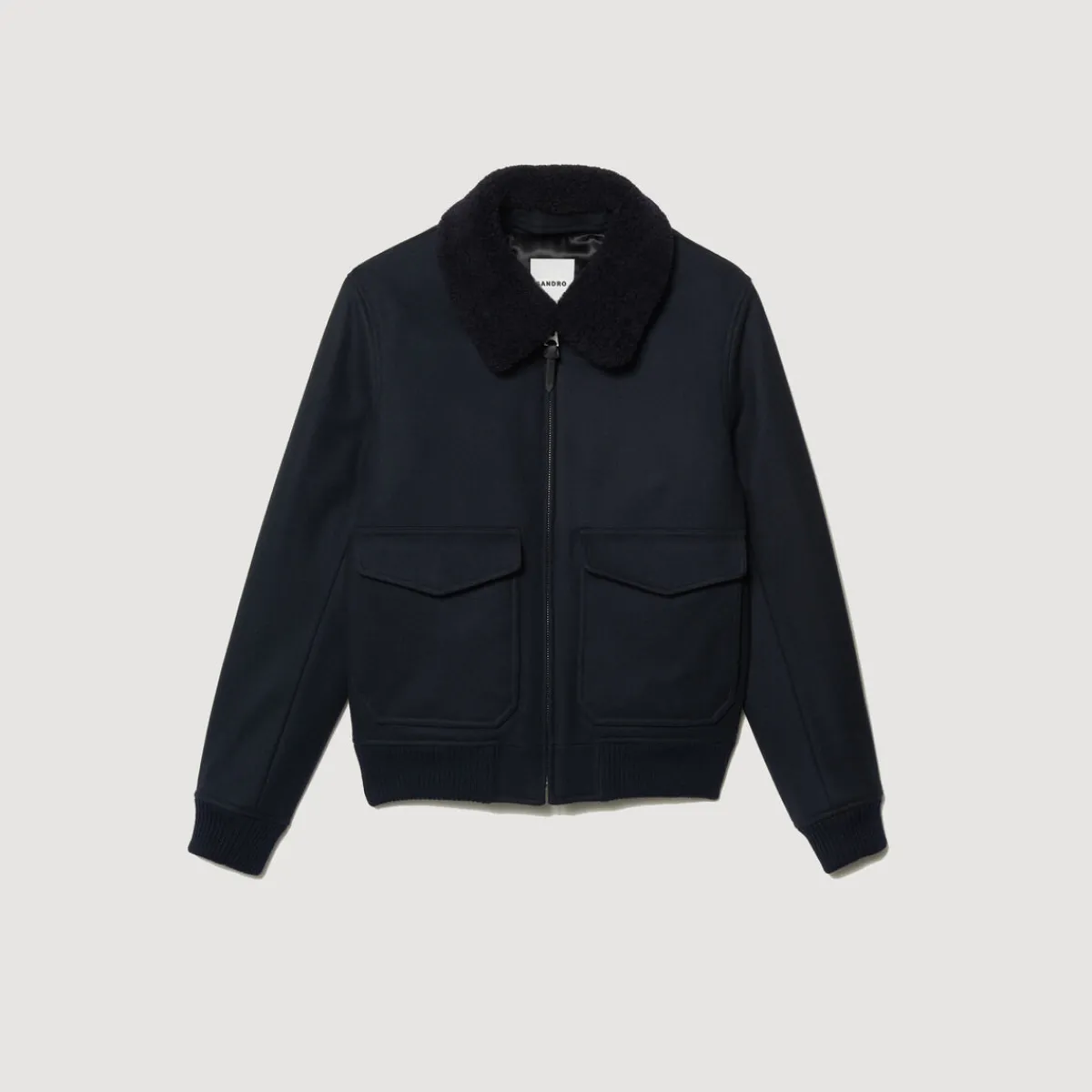 Best Sale Aviator Jacket With Sheepskin Collar Men Jackets