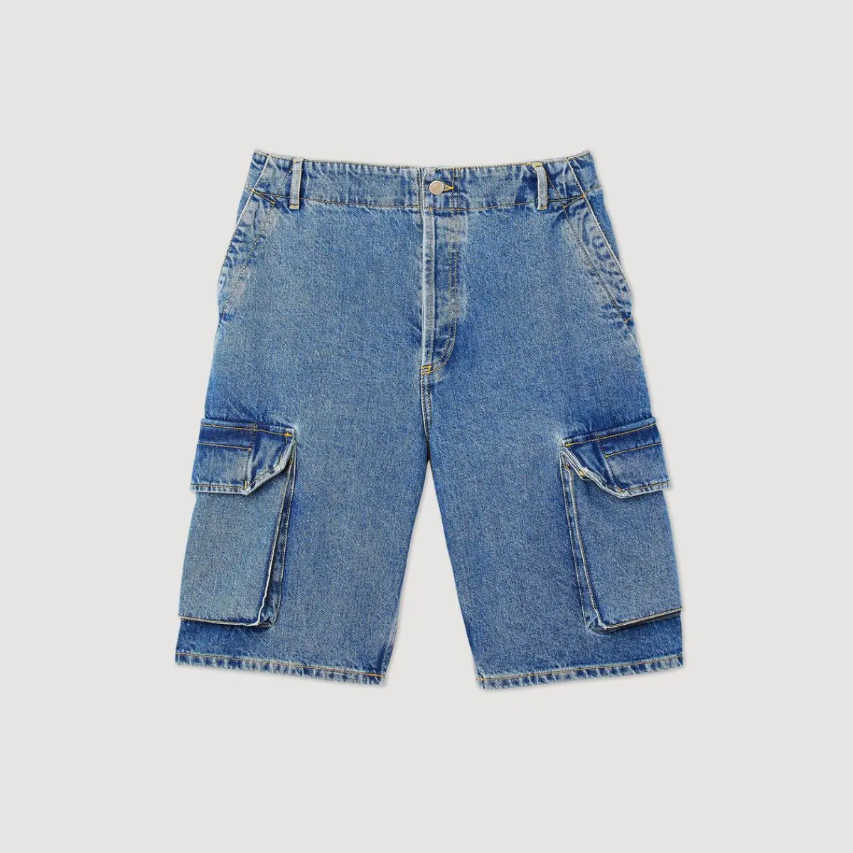Cheap Baggy Denim Shorts Men Pants & Shorts