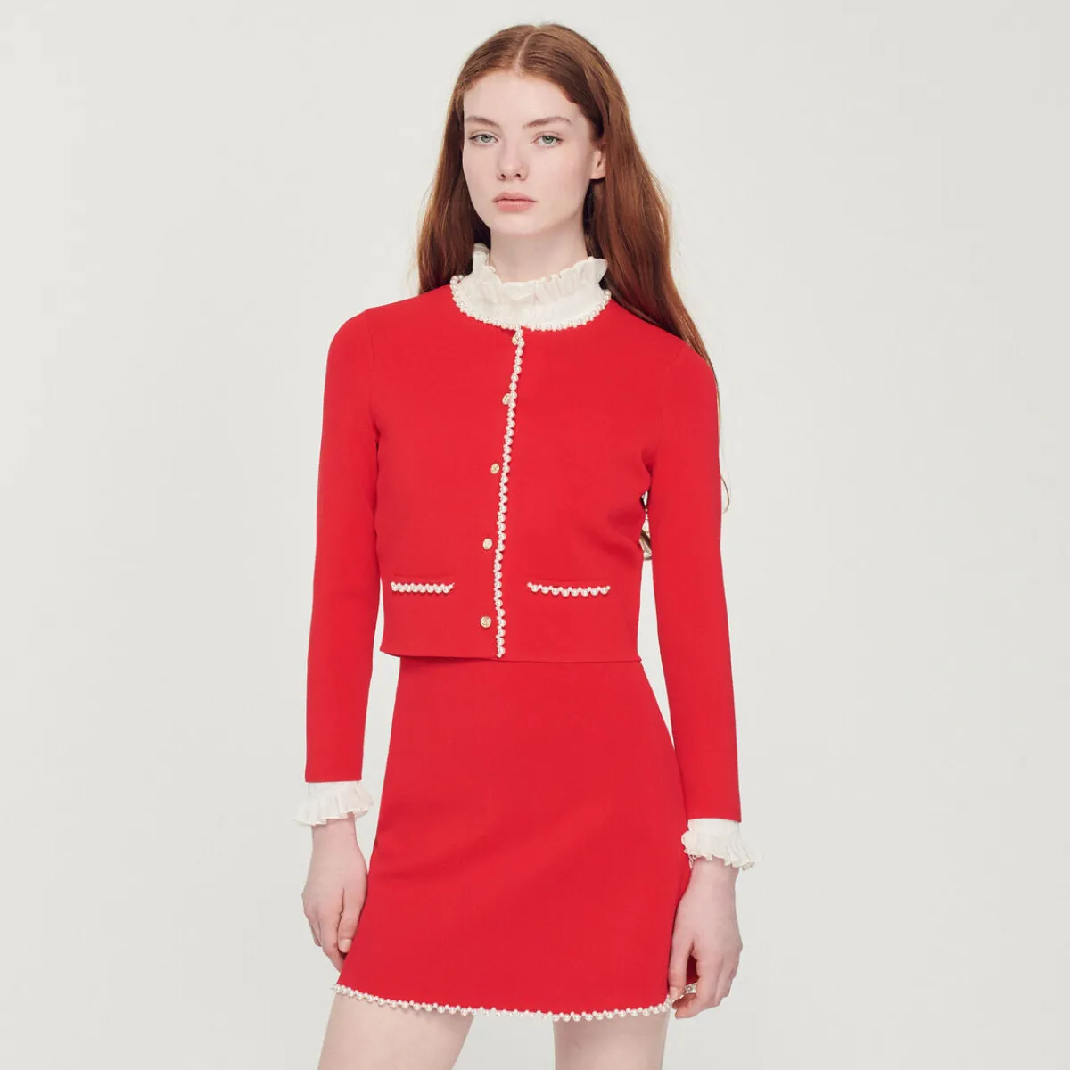 Clearance Beaded Jacket Women Matching Sets