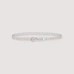 Sale Belt With Round Buckle And Eyelets Women Belts