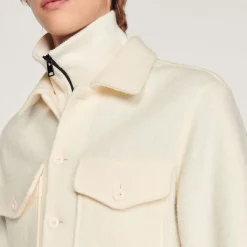 Shop Boiled Wool Overshirt Men Shirts