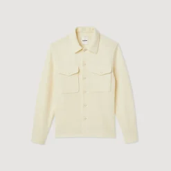 Shop Boiled Wool Overshirt Men Shirts