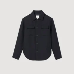 Shop Buttoned Overshirt Men Jackets