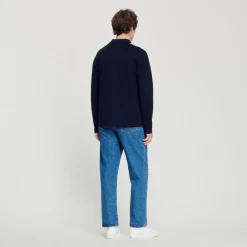 Cheap Cardigan With Contrasting Embroidery Men Sweaters & Cardigans