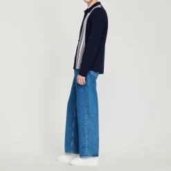 Cheap Cardigan With Contrasting Embroidery Men Sweaters & Cardigans