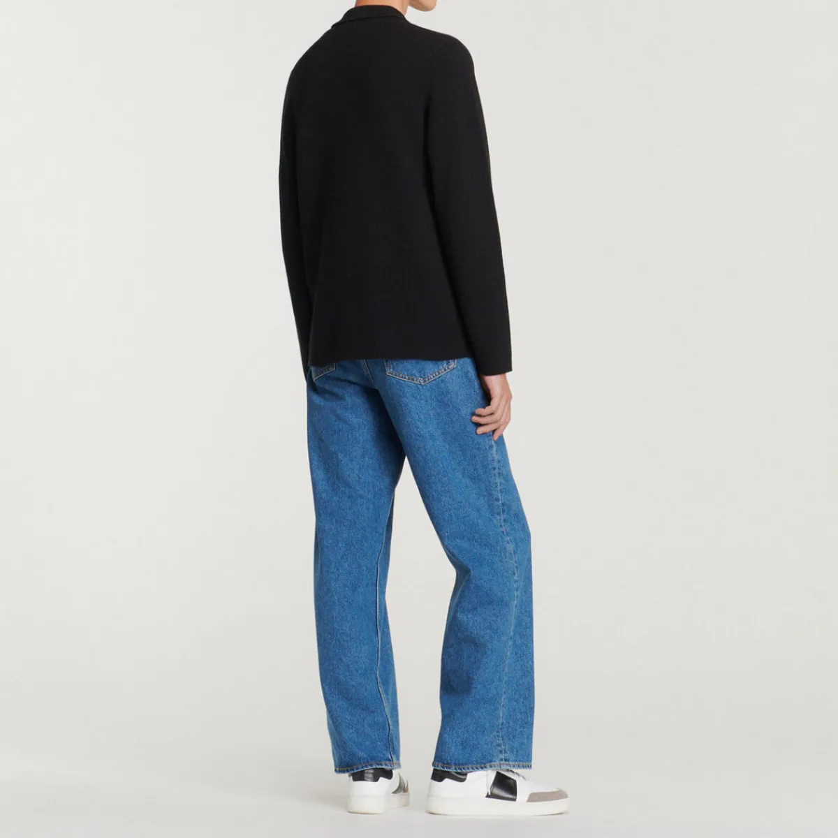 Clearance Cardigan With Polo Collar Men Sweaters & Cardigans