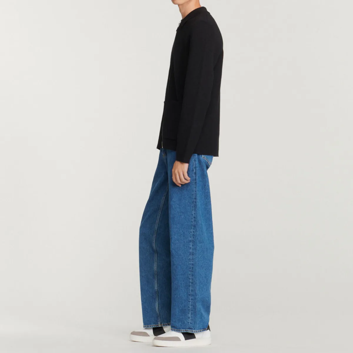 Clearance Cardigan With Polo Collar Men Sweaters & Cardigans