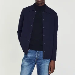 Fashion Cardigan With Polo Collar Men Sweaters & Cardigans