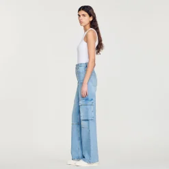 Outlet Cargo Jeans Women Jeans