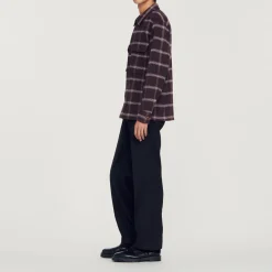 Sale Check Overshirt Men Shirts