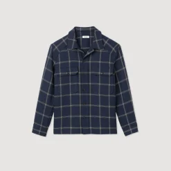 Cheap Check Overshirt Men Shirts