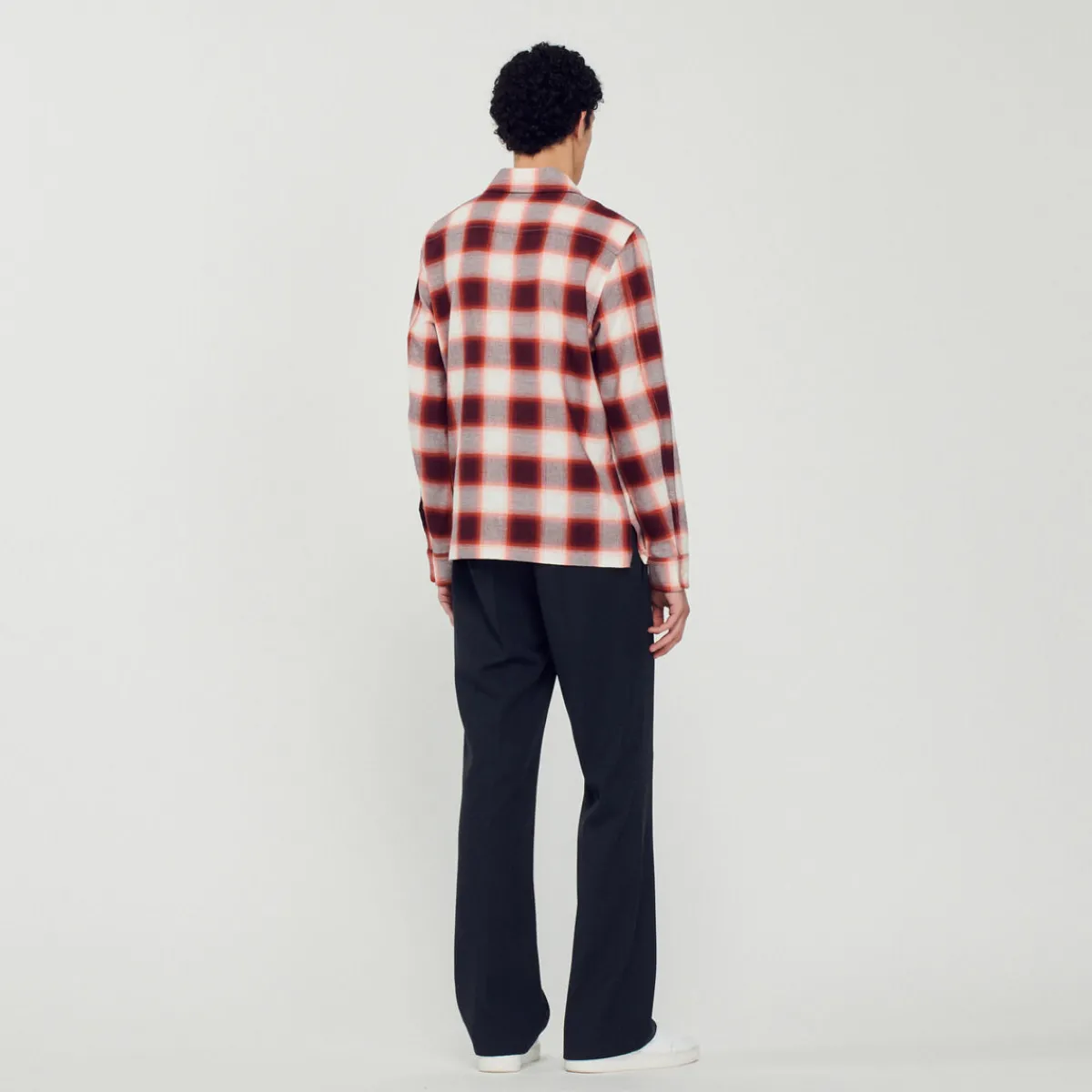 Clearance Checked Shirt Men Shirts