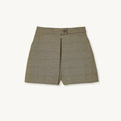 Clearance Checked Shorts Women Matching Sets