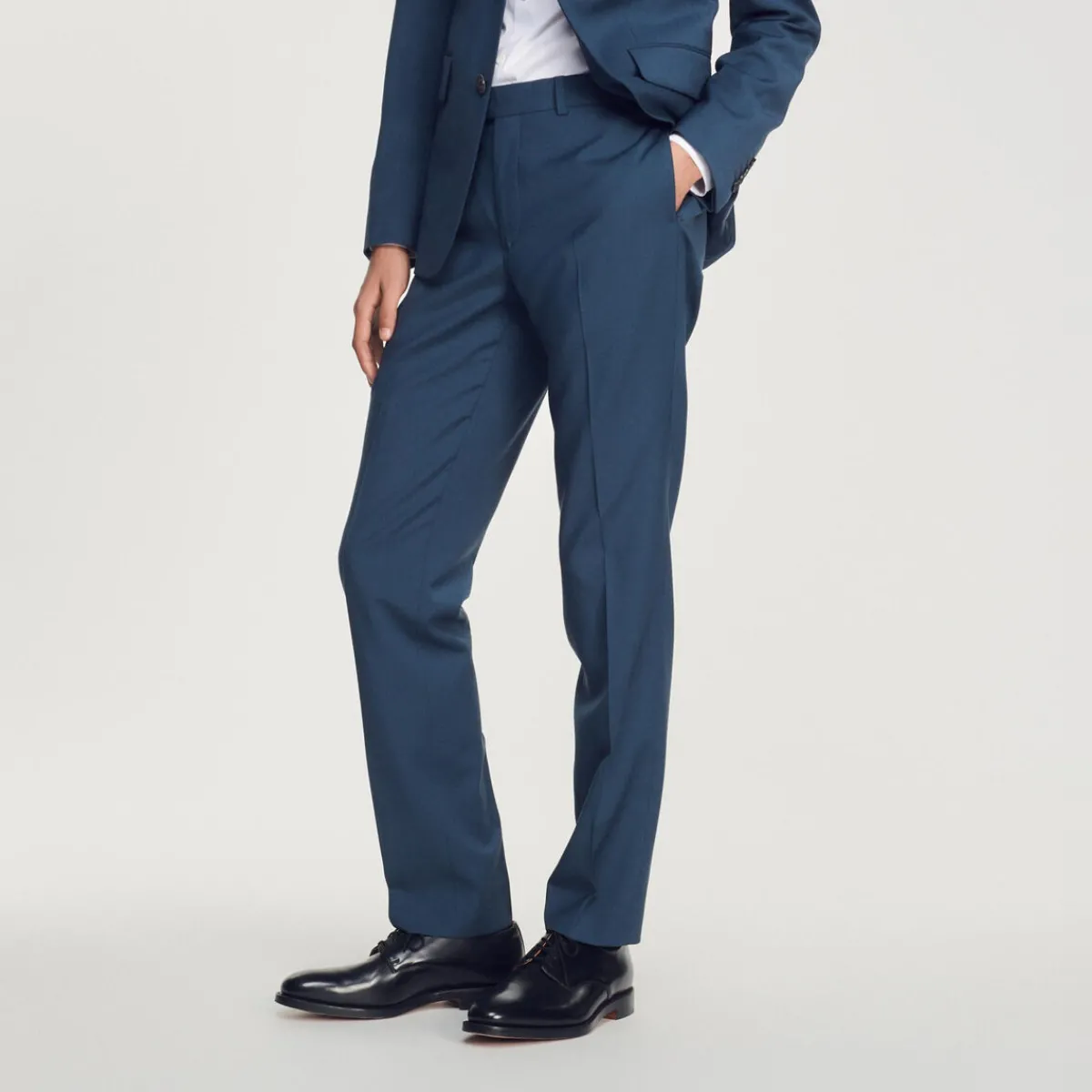 Clearance Classic Cut Suit Pants Men Suits & Blazers