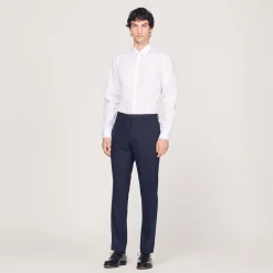 Best Classic Wool Suit Pants Men Suits & Blazers