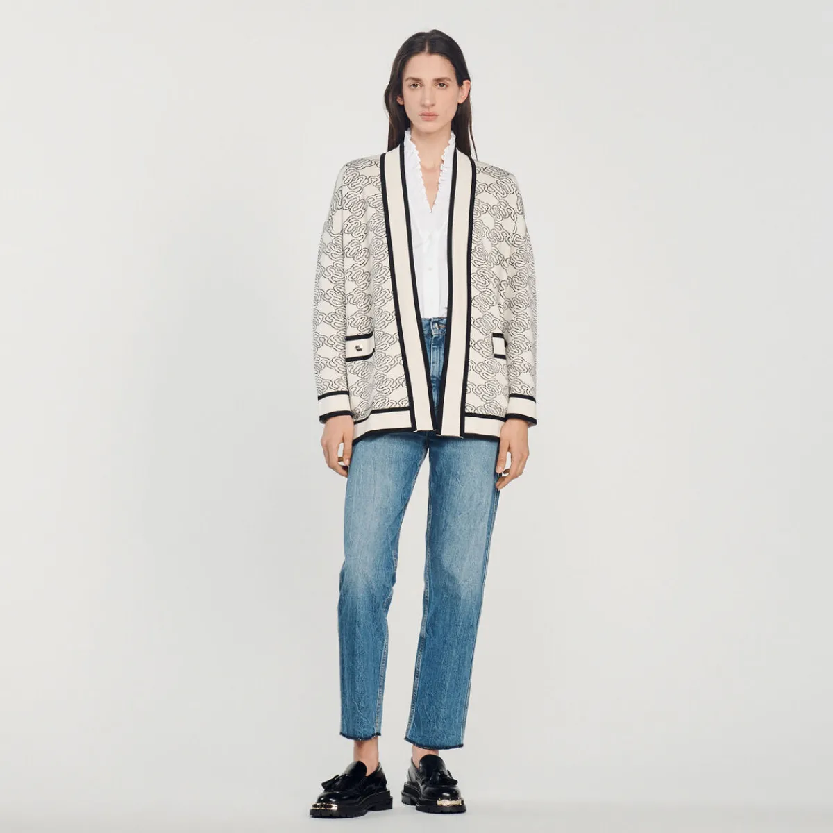 Hot Coatigan With A Shawl Collar Women Sweaters & Cardigans