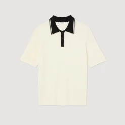 Cheap Contrasting Collar Polo Shirt Men T-Shirts & Polos