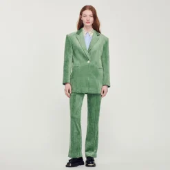 Shop Corduroy Tailored Jacket Women Jackets & Blazers