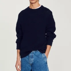 Store Cotton And Silk Sweater Men Sweaters & Cardigans