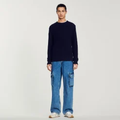 Store Cotton And Silk Sweater Men Sweaters & Cardigans