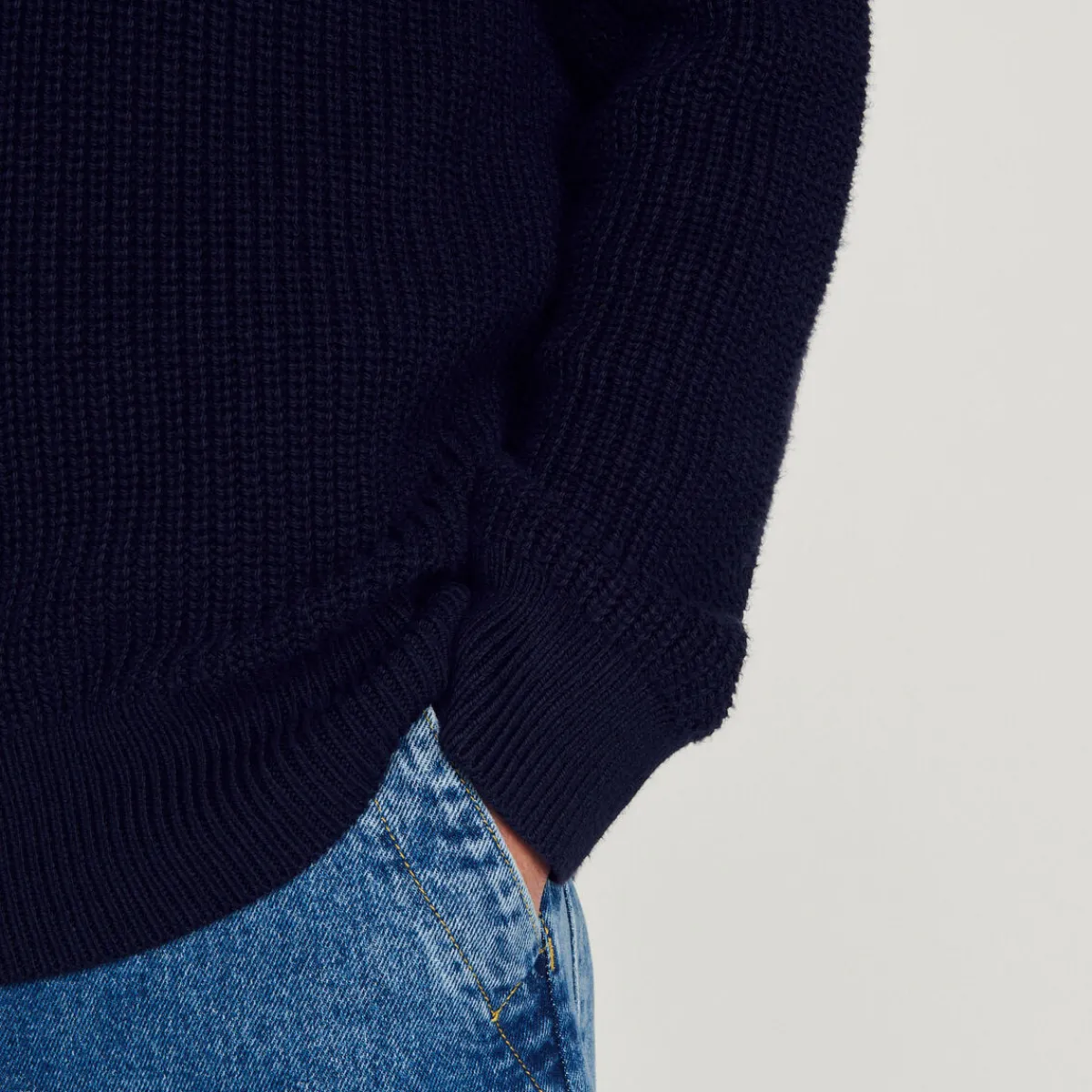 Store Cotton And Silk Sweater Men Sweaters & Cardigans