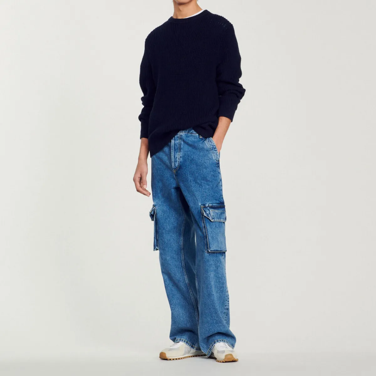 Store Cotton And Silk Sweater Men Sweaters & Cardigans