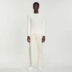 Shop Cotton And Silk Sweater Men Sweaters & Cardigans
