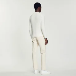 Shop Cotton And Silk Sweater Men Sweaters & Cardigans