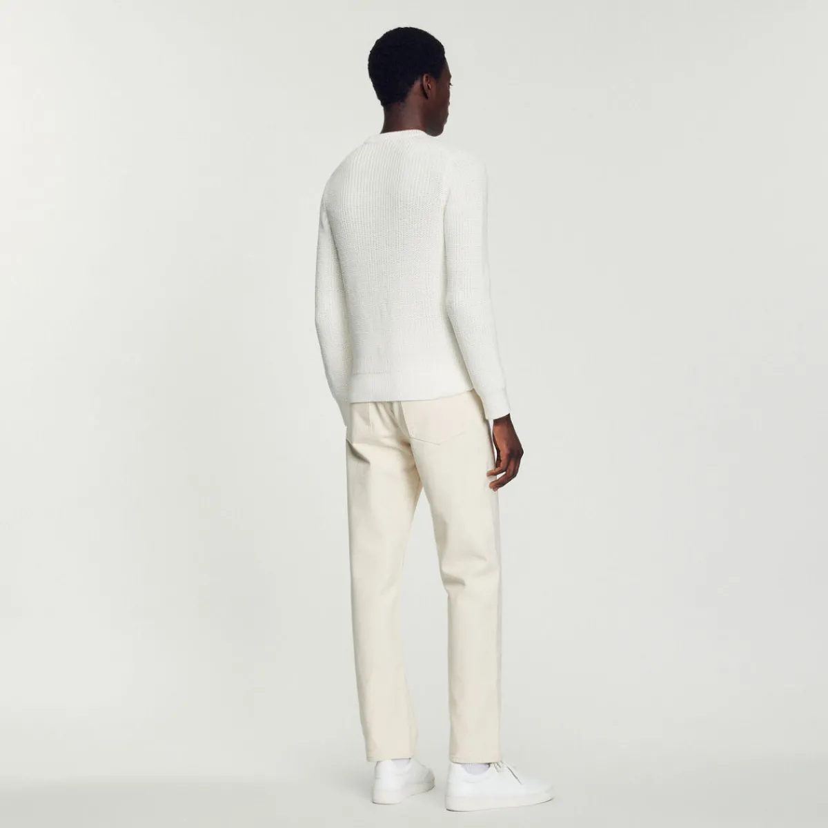 Shop Cotton And Silk Sweater Men Sweaters & Cardigans