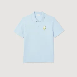 Online Cotton Piqu&Eacute; Polo Shirt With Embroidery Men T-Shirts & Polos