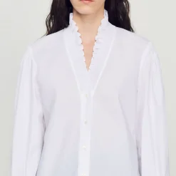 Best Cotton Shirt With Fancy Collar Women Tops & Shirts