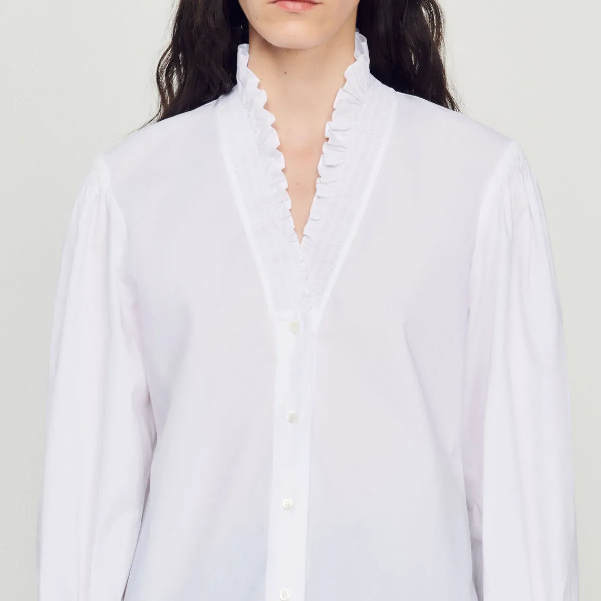 Best Cotton Shirt With Fancy Collar Women Tops & Shirts