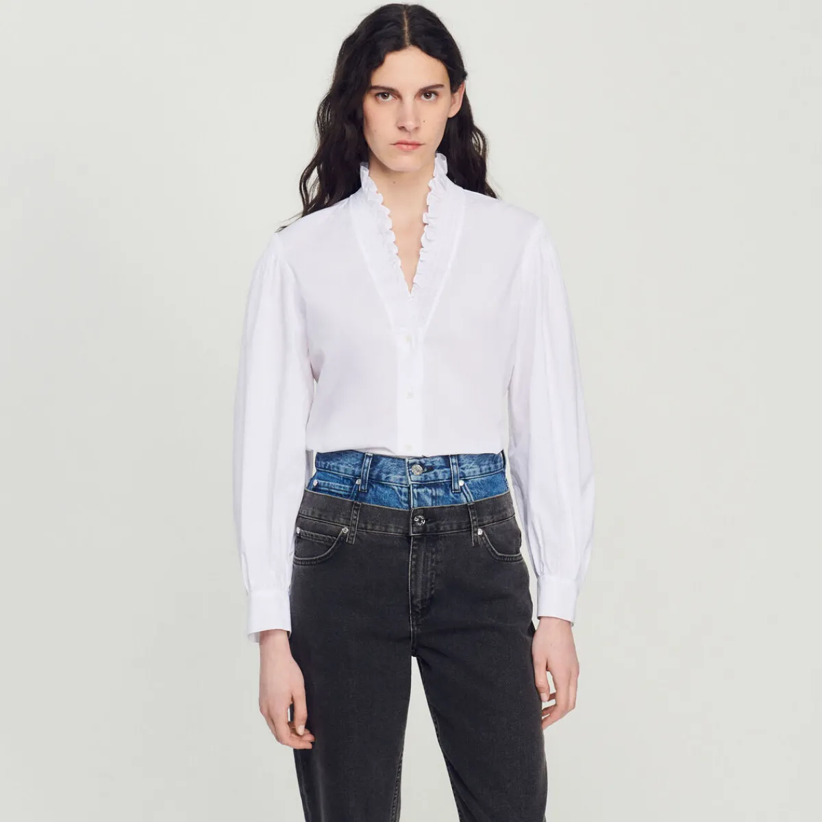 Best Cotton Shirt With Fancy Collar Women Tops & Shirts