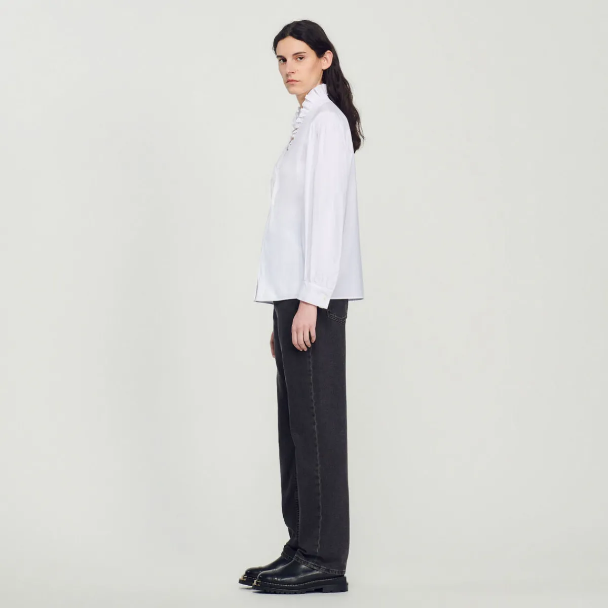 Best Cotton Shirt With Fancy Collar Women Tops & Shirts
