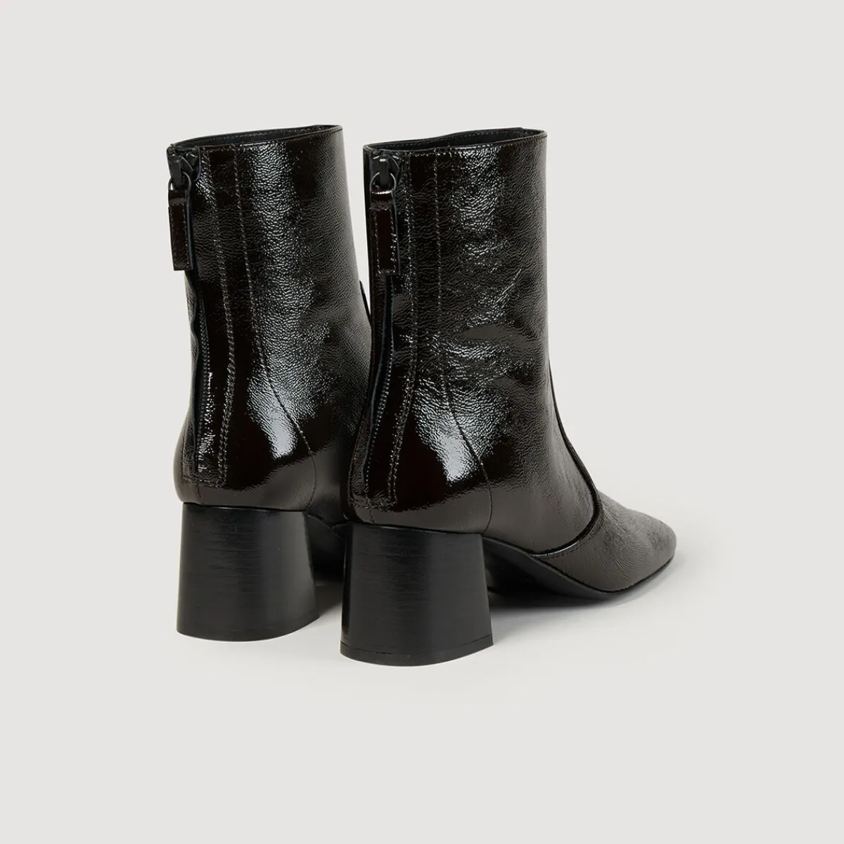 Discount Cracked Leather Ankle Boots Women Boots