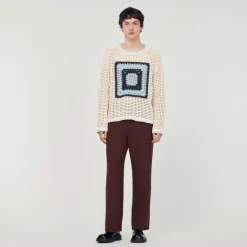 Online Crochet Knit Sweater Men Sweaters & Cardigans