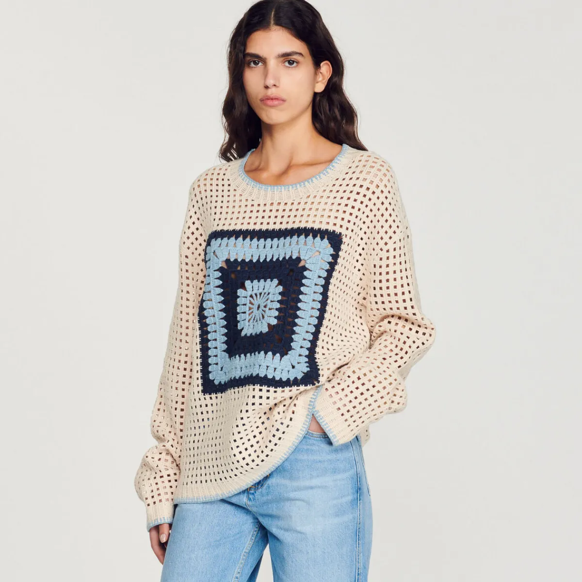 Online Crochet Knit Sweater Men Sweaters & Cardigans