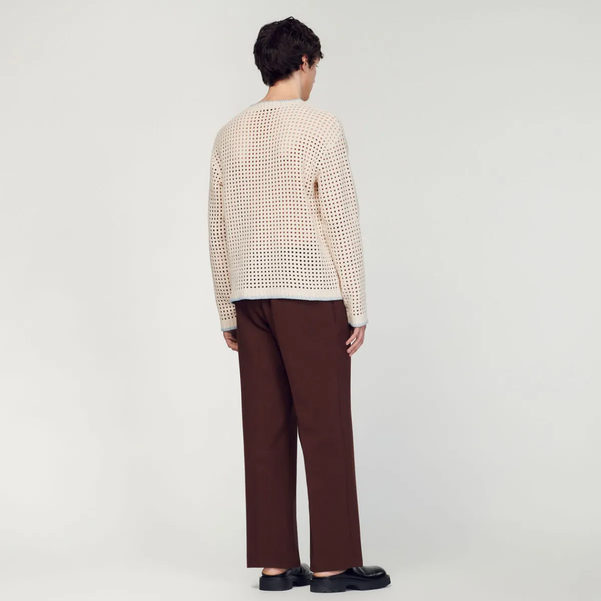 Online Crochet Knit Sweater Men Sweaters & Cardigans