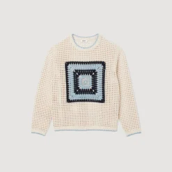 Online Crochet Knit Sweater Men Sweaters & Cardigans