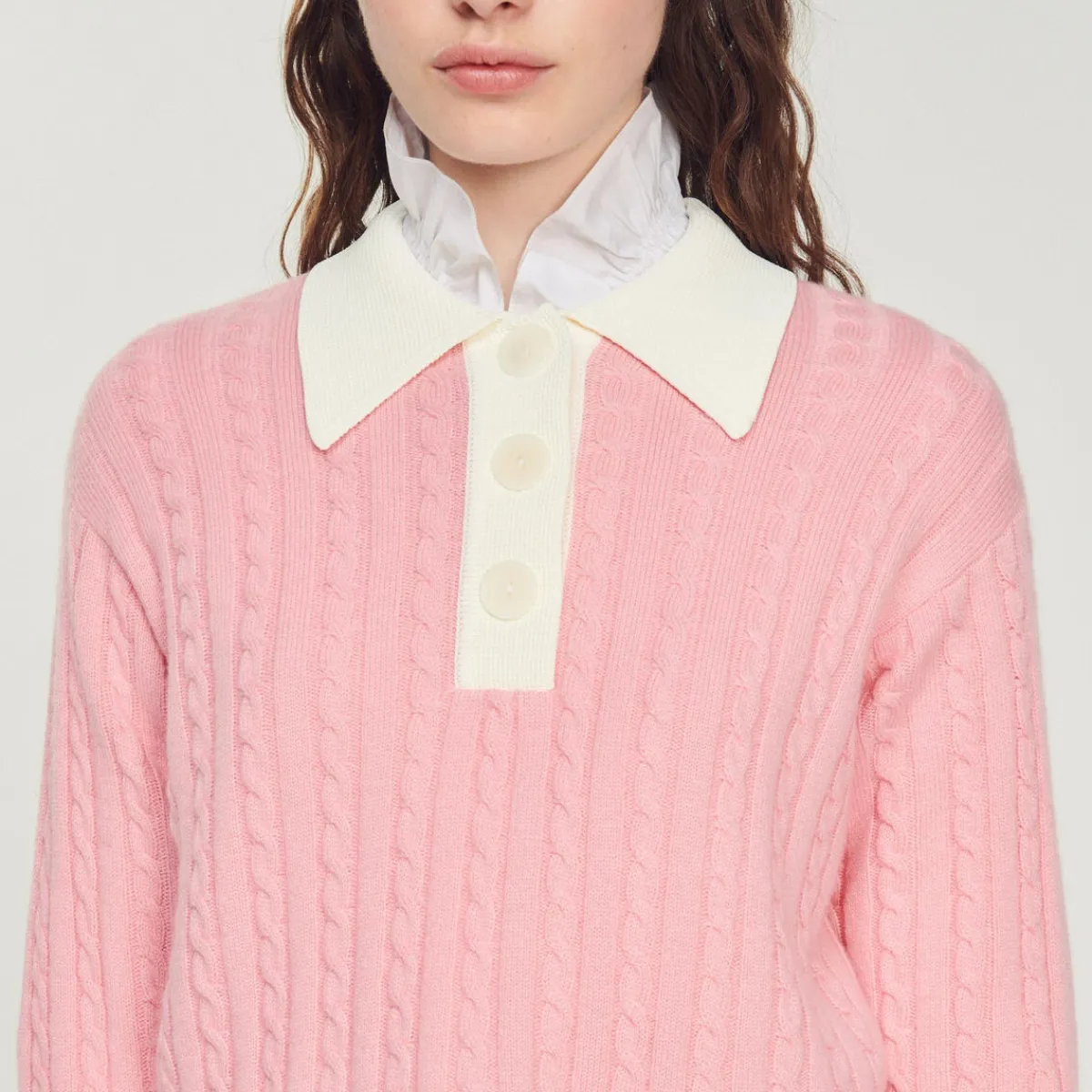 Online Cropped Cable-Knit Sweater Women Sweaters & Cardigans
