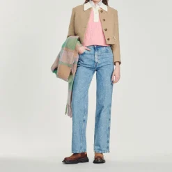 Online Cropped Cable-Knit Sweater Women Sweaters & Cardigans