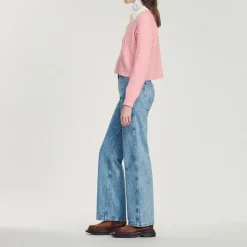 Online Cropped Cable-Knit Sweater Women Sweaters & Cardigans