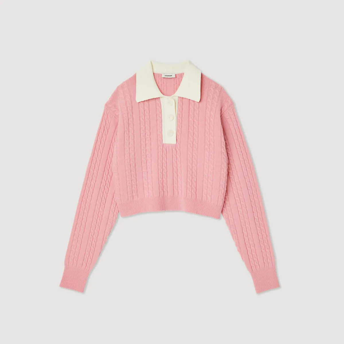 Online Cropped Cable-Knit Sweater Women Sweaters & Cardigans